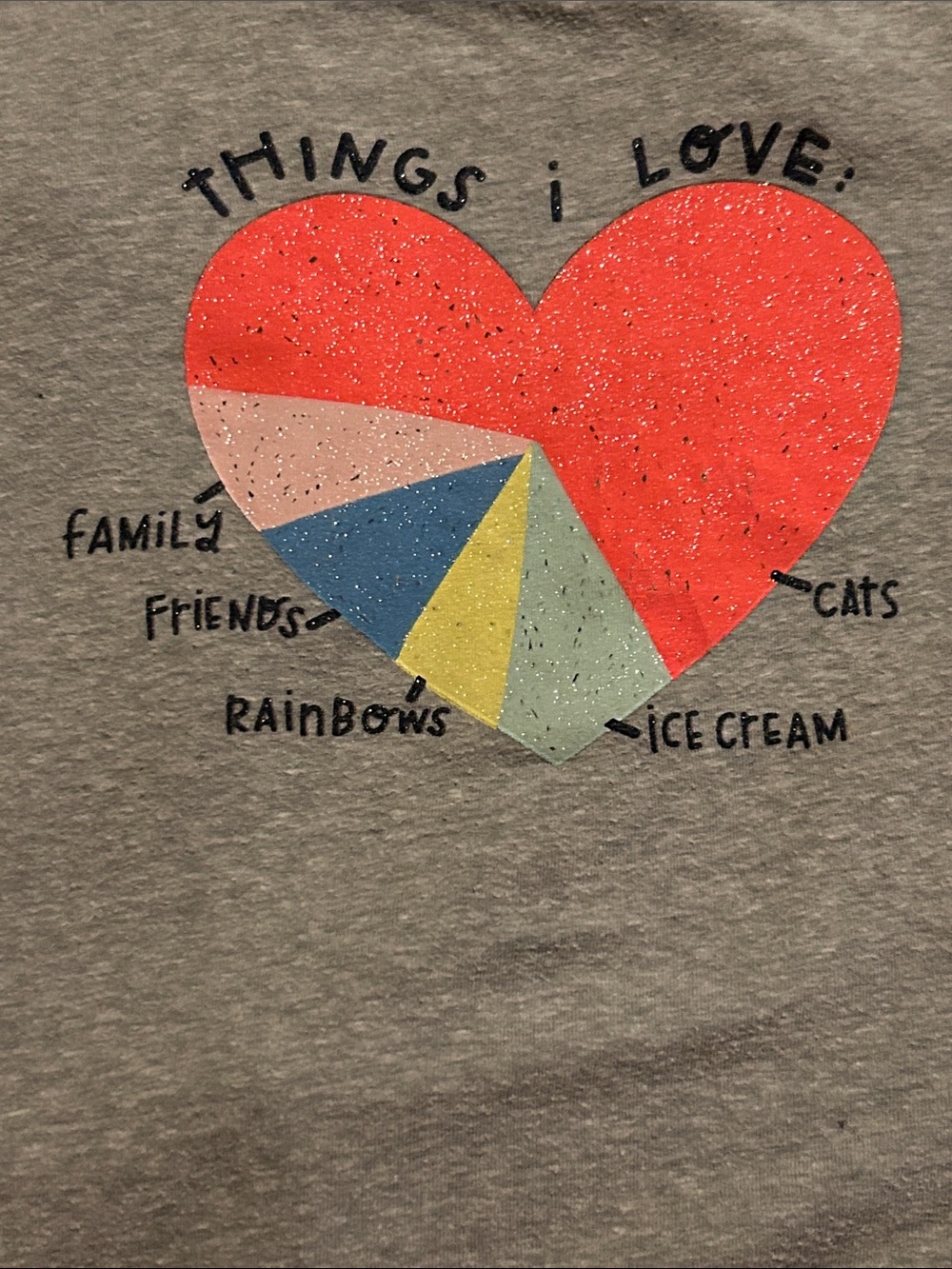 Cat & Jack Girls Long Sleeve Graphic Tee Set - Black, Teal, Gray, Cream - Picture 4 of 8